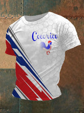 T-shirt imprimé à manches courtes Cocorico Homme